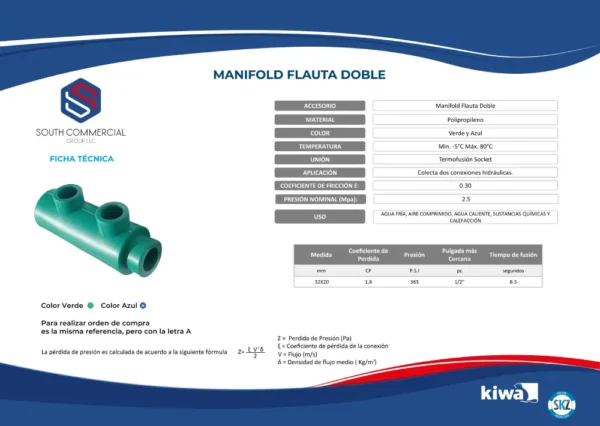 Single/Double PP-R joint manifold block - Image 2