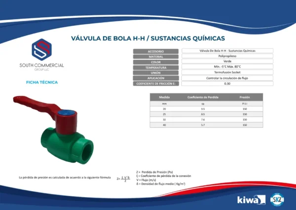 PP-R ball valve ( PPSU ball) - long handle - Image 2