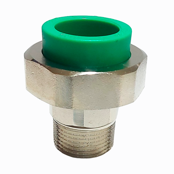 PP-R flat seat Hexagonal union adaptor  MT
