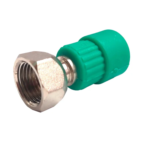 Reducer with cap nut FT with brass alloy inserts 20mm*1/2"