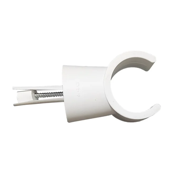 LONG PIPE CLIP WITH SCREW ADAPTOR